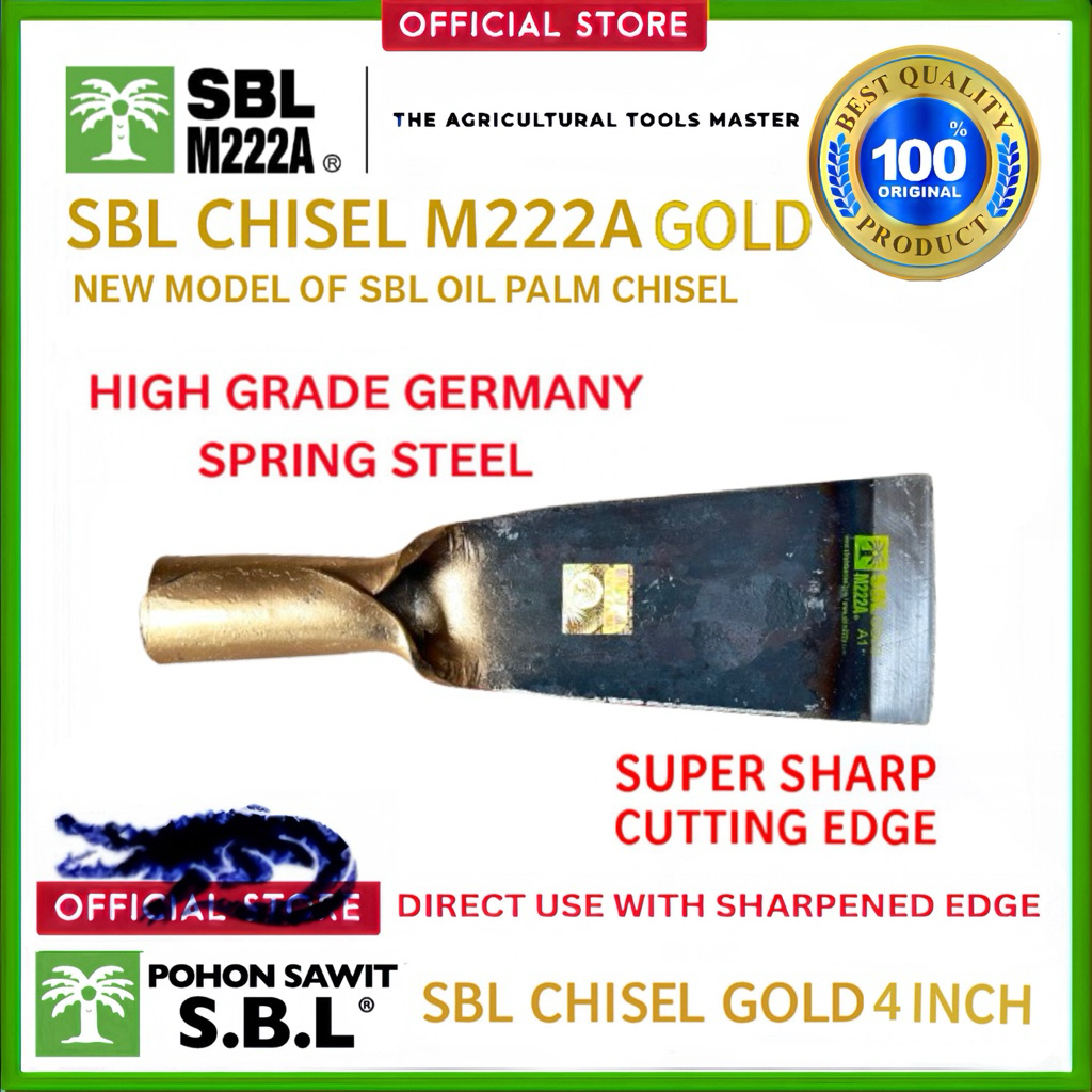 DODOS SBL M222A GOLD PREMIUM UKURAN 4 INCH / DODOS SBL M222A GOLD ORIGIBAL / SBL M222A OIL PALM CHIS