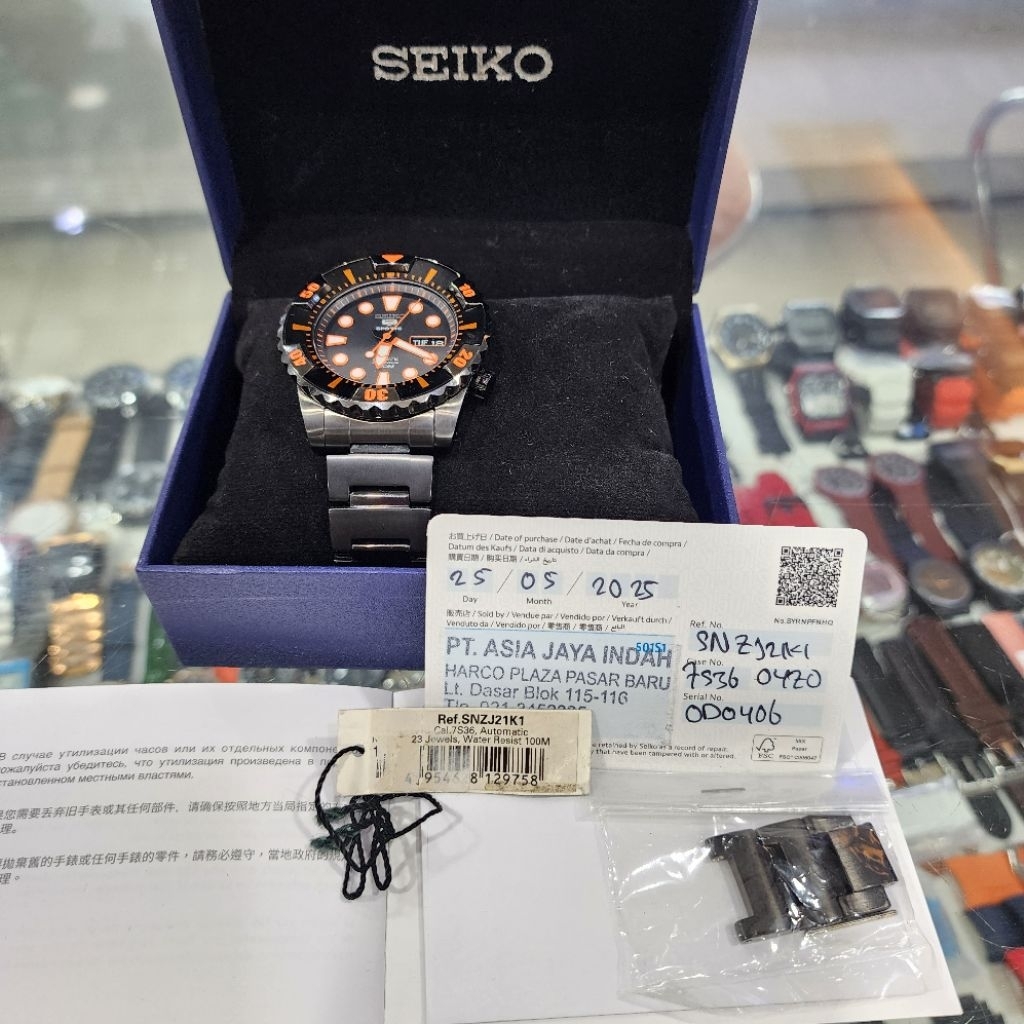 Seiko 5 SNZJ 21 k1 Original Preloved