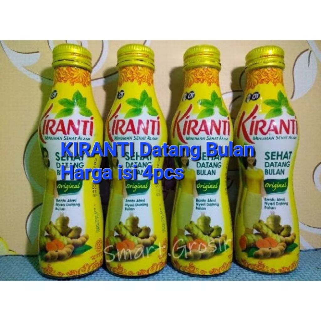 KIRANTI SEHAT DATANG BULAN 150ML [1 PAKET ISI 4PC] / KIRANTI PELANCAR HAID [1PAKET ISI 4PC]
