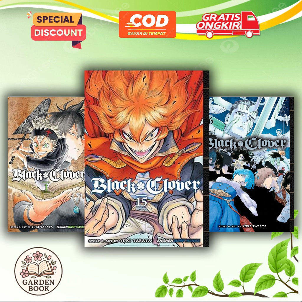 Black Clover Manga, (36 Book series) - GARDEN BOOK
