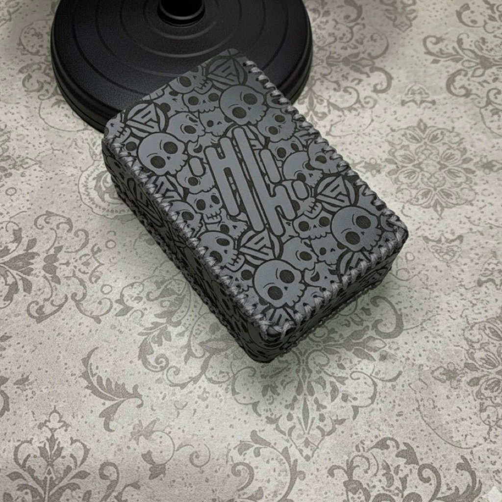 Abu’ Softcase Kulit Motif S Logo R234/Pro’ Kulit Sintetis Wadah Anti Bared