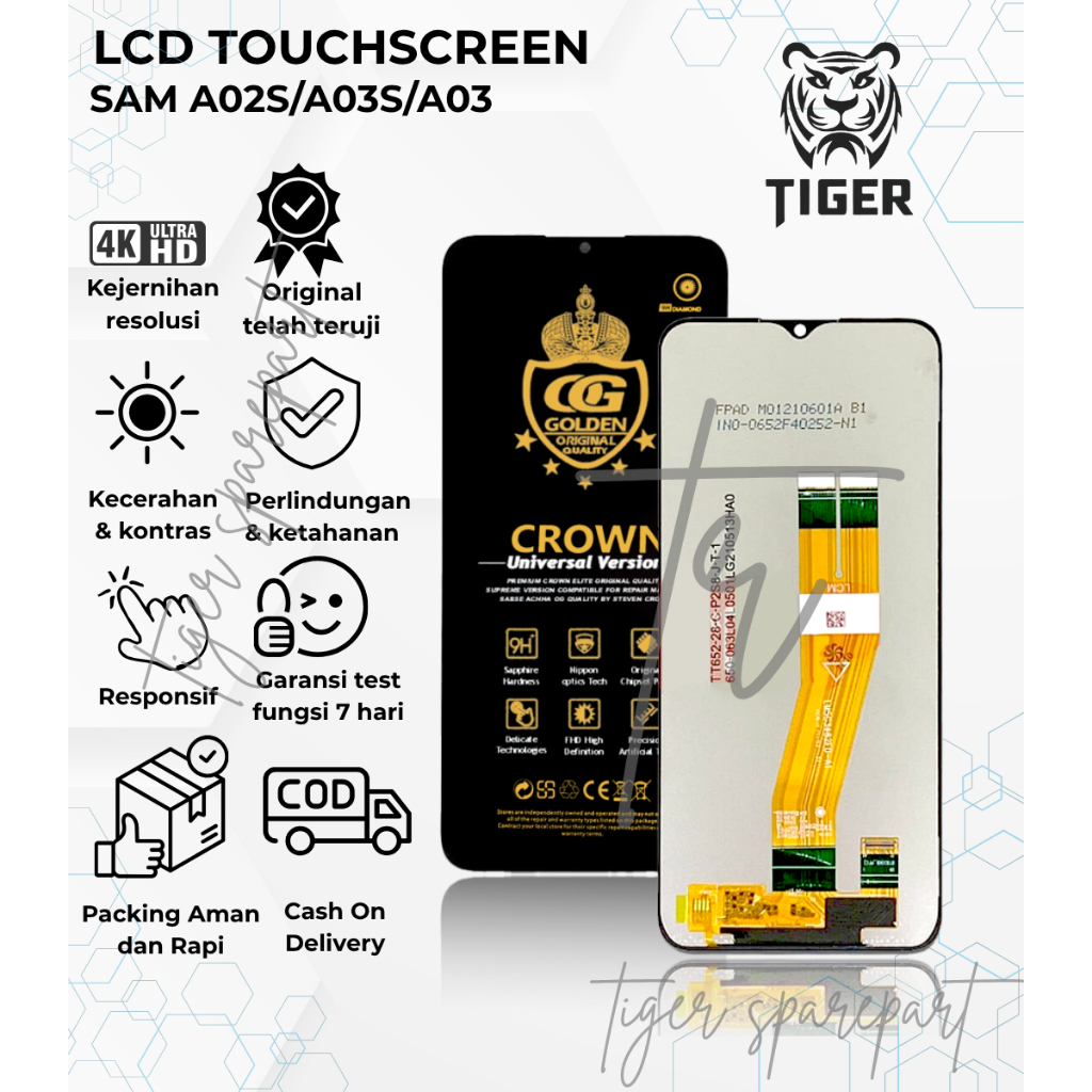 Lcd Touchscreen Samsung Galaxy A02S / Lcd Samsung Galaxy A03S / Lcd Samsung Galaxy A03 Complete