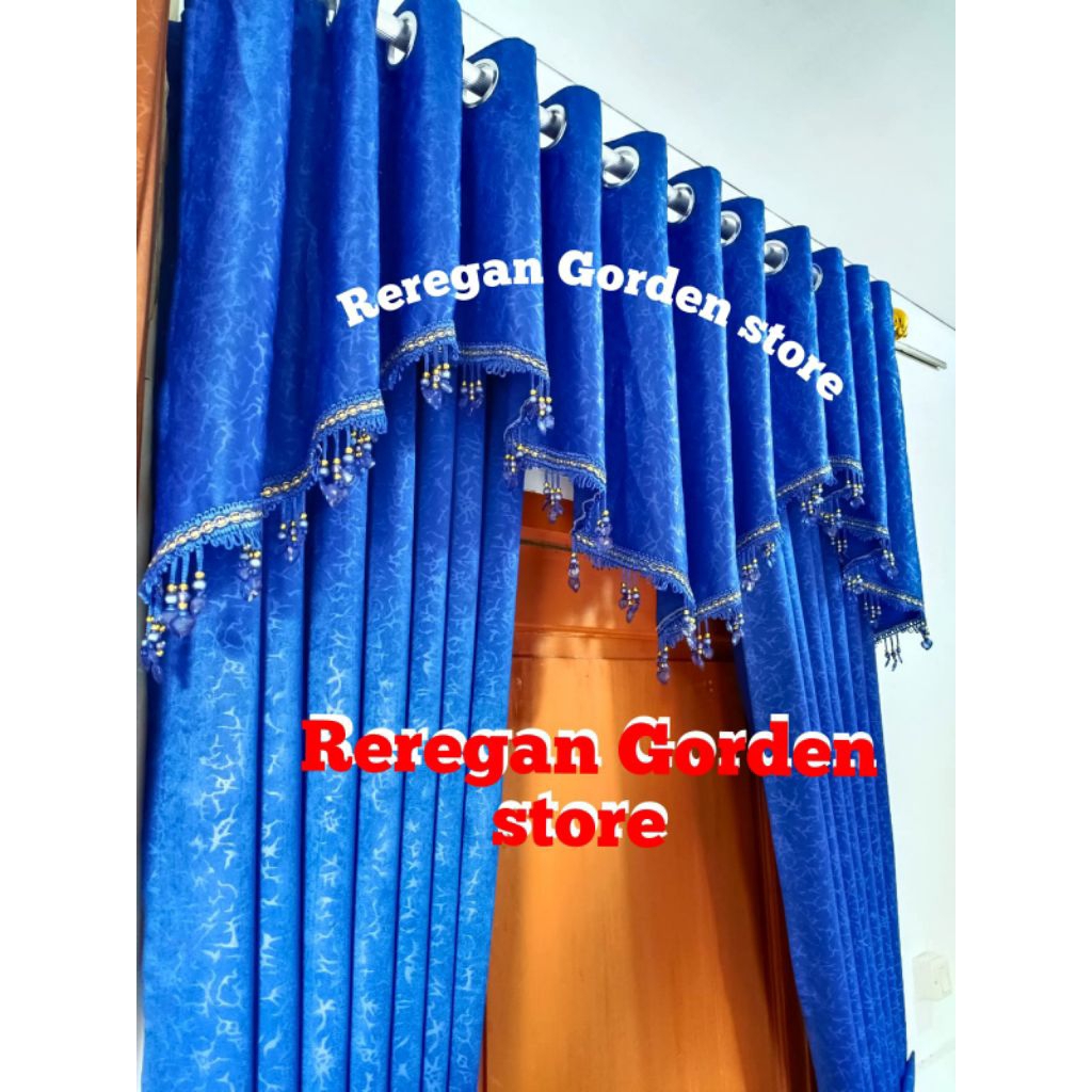 Tirai Poni Gorden 1 Set Gorden Pintu Kamar Tidur Gorden Jendela Gorden Ruang Tamu Gorden 1 Set Poni