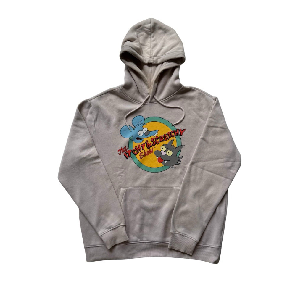 Hoodie Unisex H&M x The Simpsons “Itchy & Scartchy” 100% Original