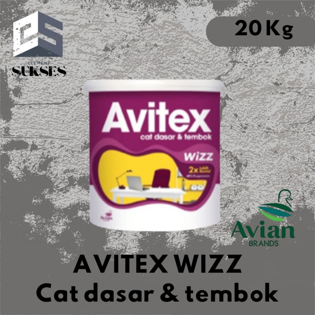 AVITEX WIZZ Cat tembok dasar alkali 20Kg