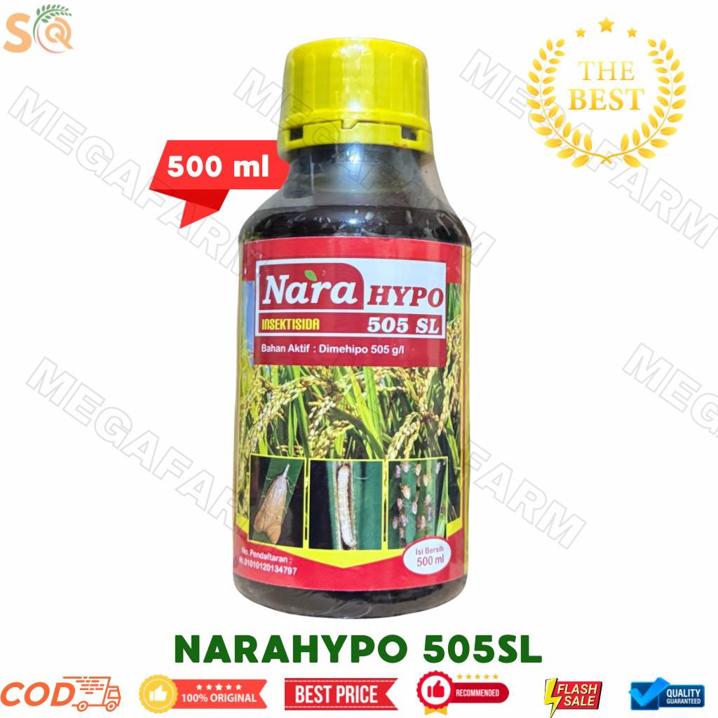 Insektisida NARAHYPO 505SL 500ML - (100% ORIGINAL) Pembasmi Hama Sundep Belum Wereng Pada Tanaman Pa