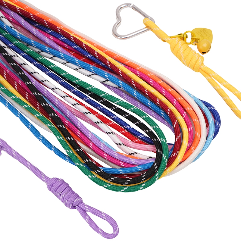 1 Meter Tali Anyaman Serbaguna 5mm - Warna-Warni untuk DIY Gantungan Kunci HP Tas, Aksesori Craft Ka