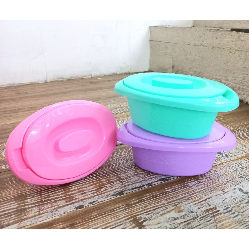 Panci Sayur Midori Mini NP | Wadah / Basi Sayur Oval Plastik