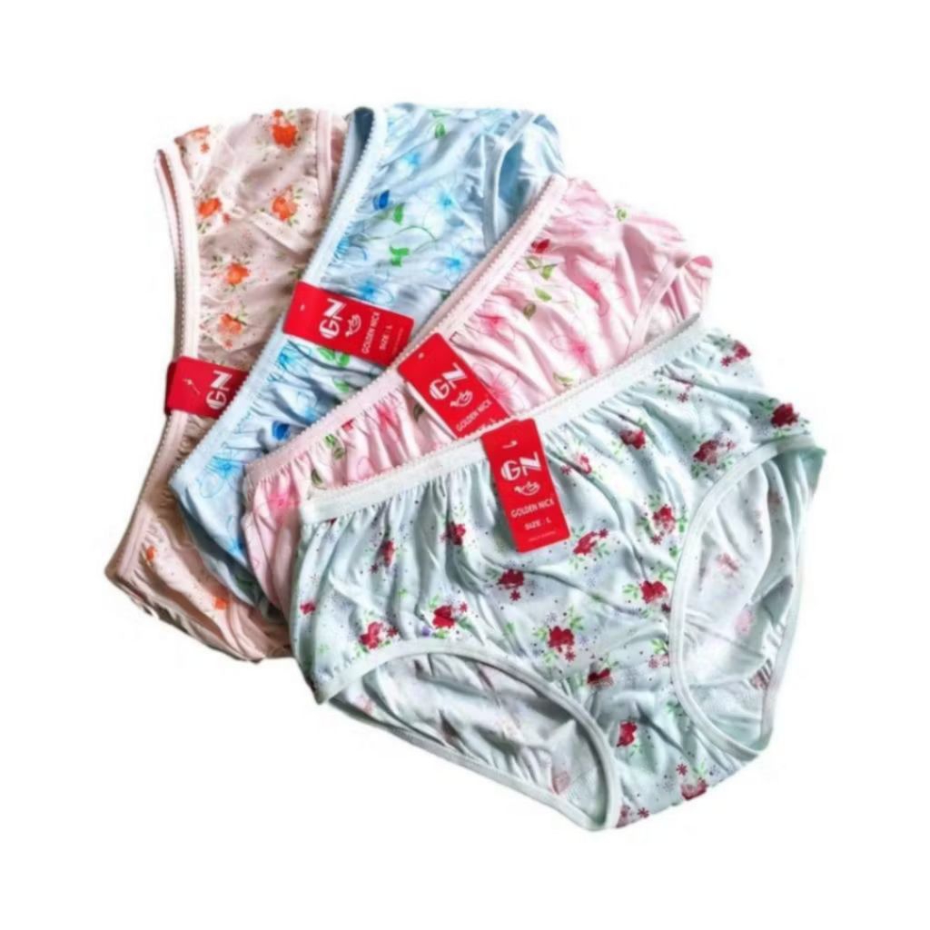 [ 6pcs ] CD Golden Nick 937 Sablon | Celana Dalam Wanita Motif | CD Wanita Golden Nick