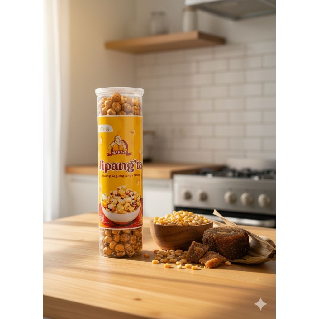 popcorn (cemilan jipang jagung) jipang'ta