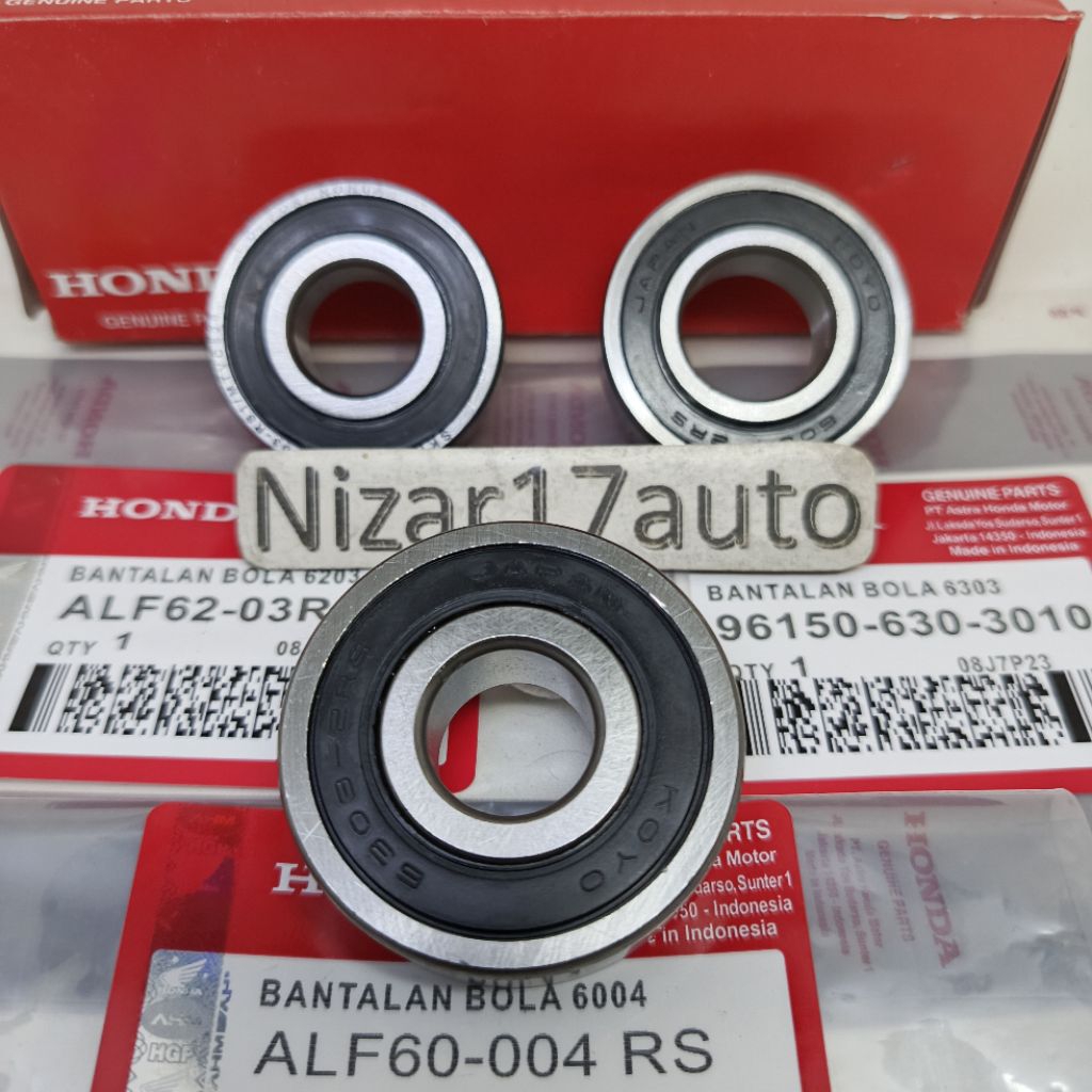 BEARING RODA BELAKANG NAP GEAR HONDA CRF 150 CRF 150L ORIGINAL