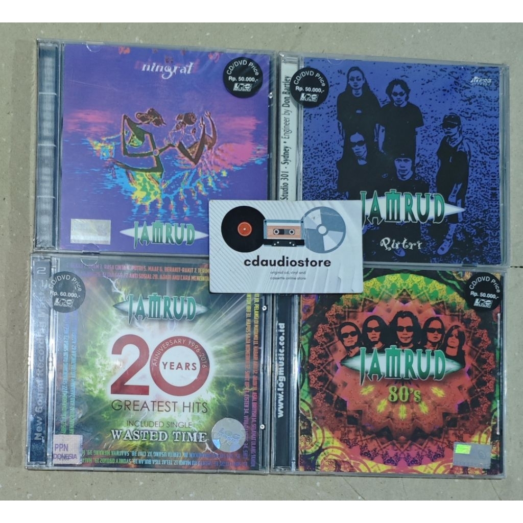 CD JAMRUD - NINGRAT / PUTRI /80'S GREATEST HITS 20 YEARS ANNIVERSARY 1996- 2016 2CD