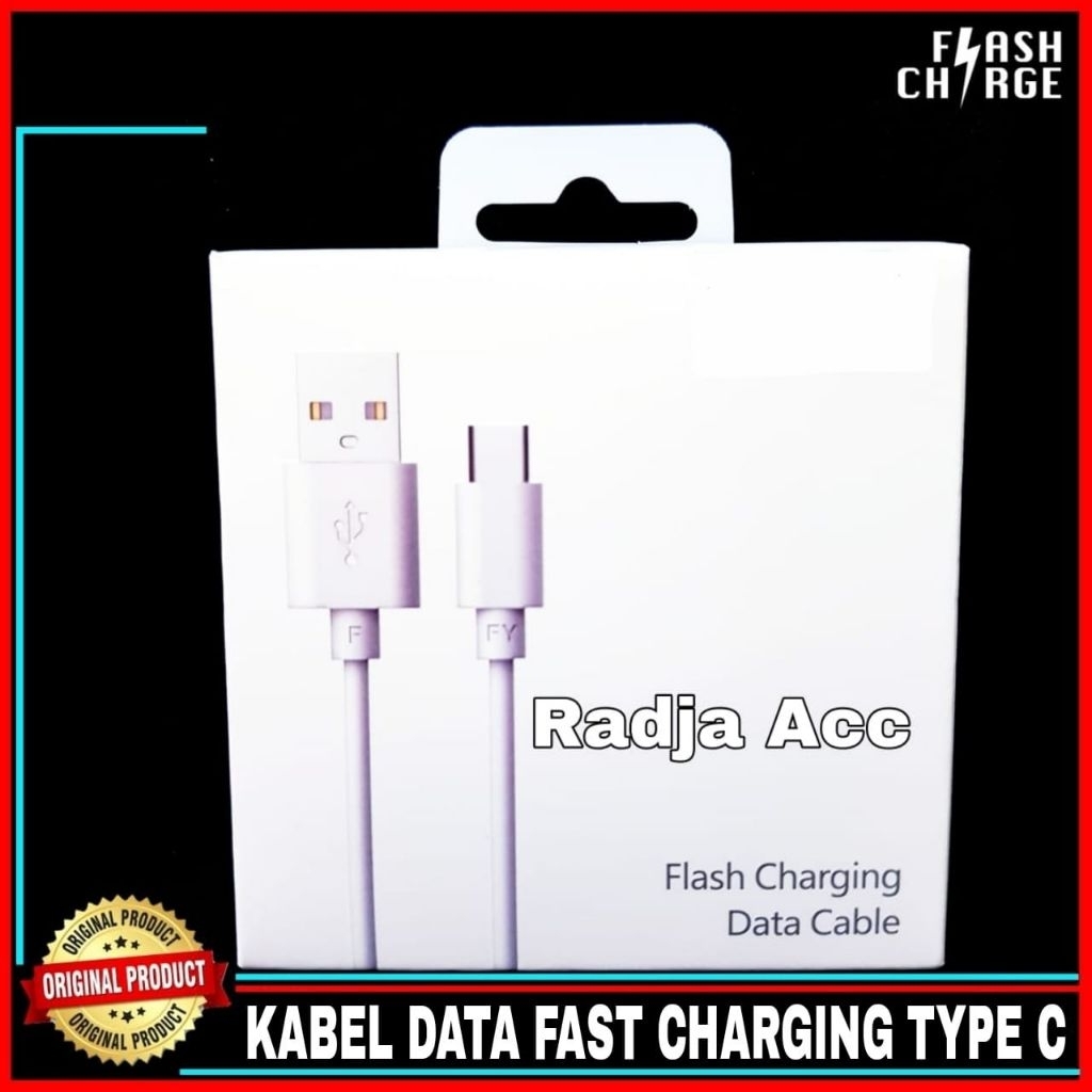 KABEL DATA FOR OPPO A16 A18 A74 5G ORIGINAL FAST CHARGING TYPE C