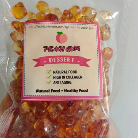 Peach Gum Premium Super Golden Pearl/Peach Gum Bersih/Peach Gum Collagen Dessert @500 gr