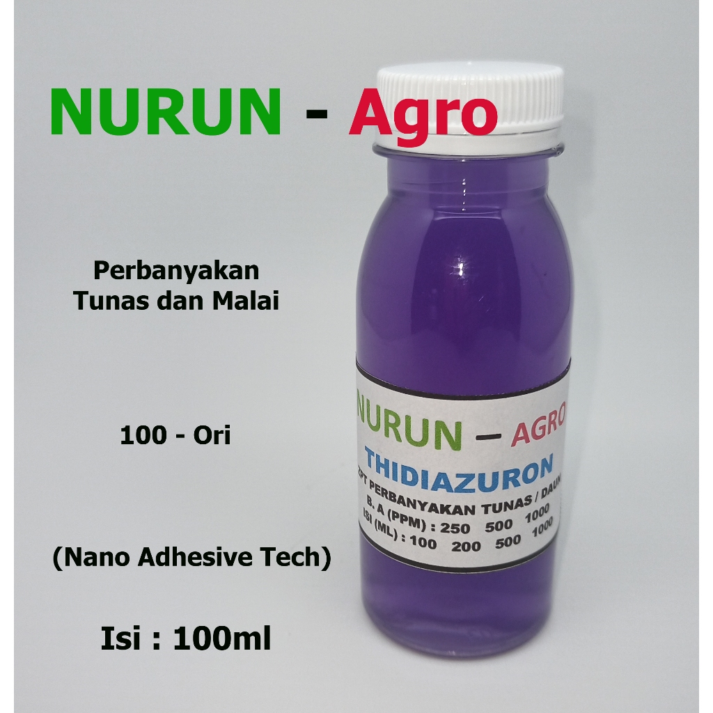 Thidiazuron tdz hormon zpt tanaman untuk perbanyakan tunas cabang dan malai 100ml 1000ppm