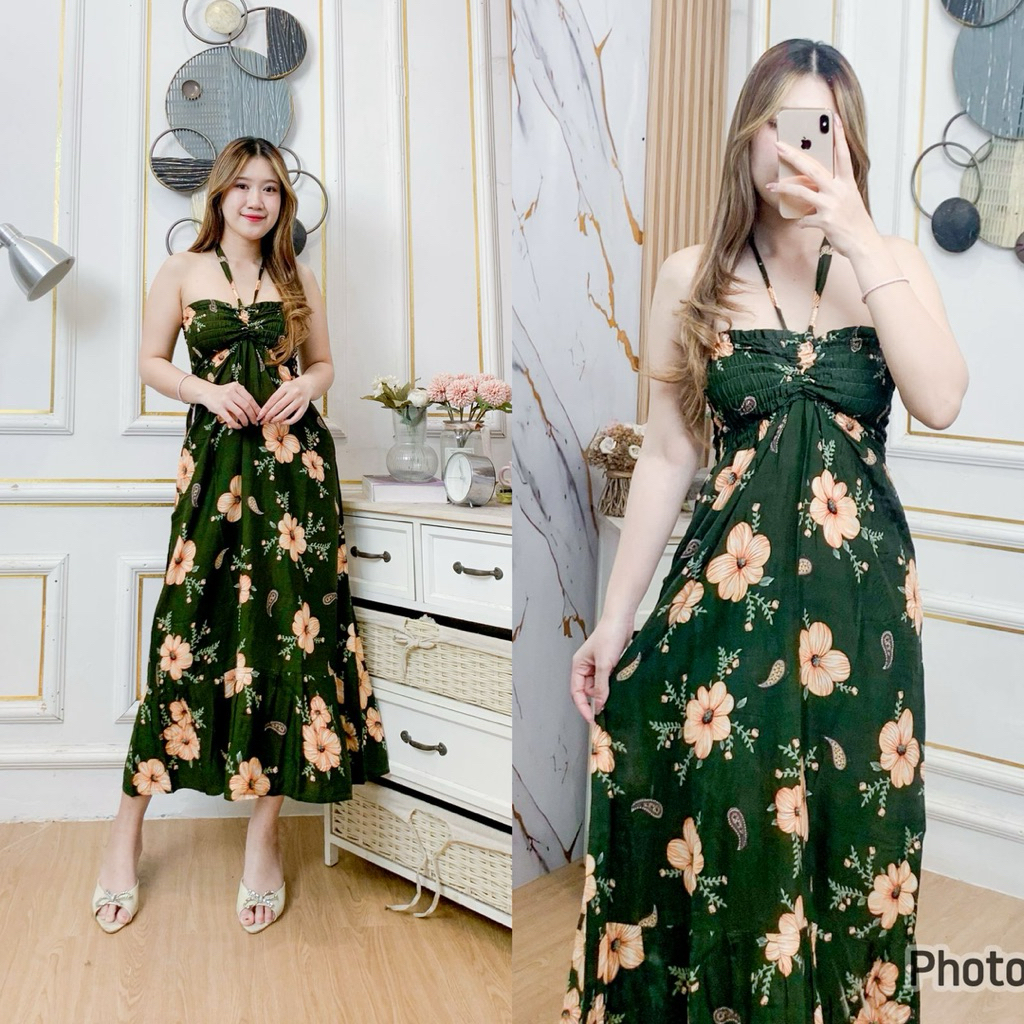 daster carmen/dress carmen/bumil busui/tali leher/daster sexy/daster anti pelakor/katun rayon/daster