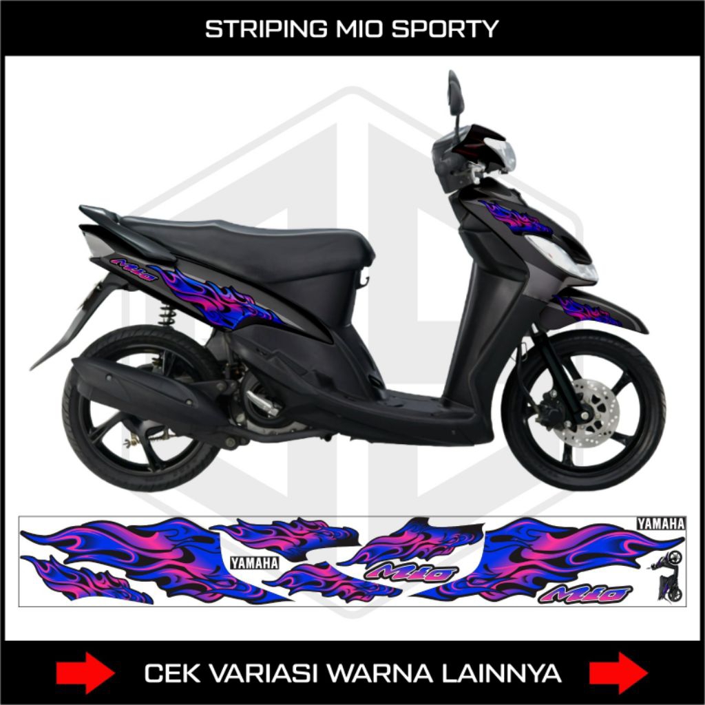 Striping Yamaha Mio Sporty/ Stiker Yamaha Mio Sporty/ Lis Body Motor Mio Sporty/Decal Mio Sporty