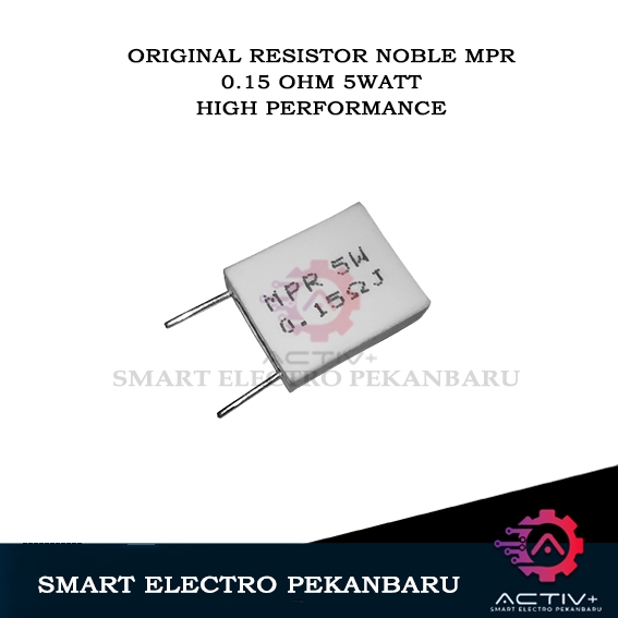 ORIGINAL RESISTOR BPR 5WATT 0.15 OHM RESISTOR NOBLE 5 WATT 0.15OHM RESISTOR GEPENG 5W 0R15Ohm 5 W 0,
