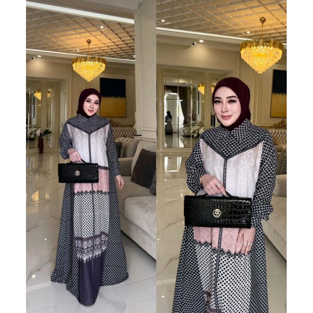 SHELLASAUKIA ORIGINAL DIJAMIN ORI 100% DRESS SHELLASAUKIA TERBARU (TANPA HIJAB) GAMIS SHELLASAUKIA T