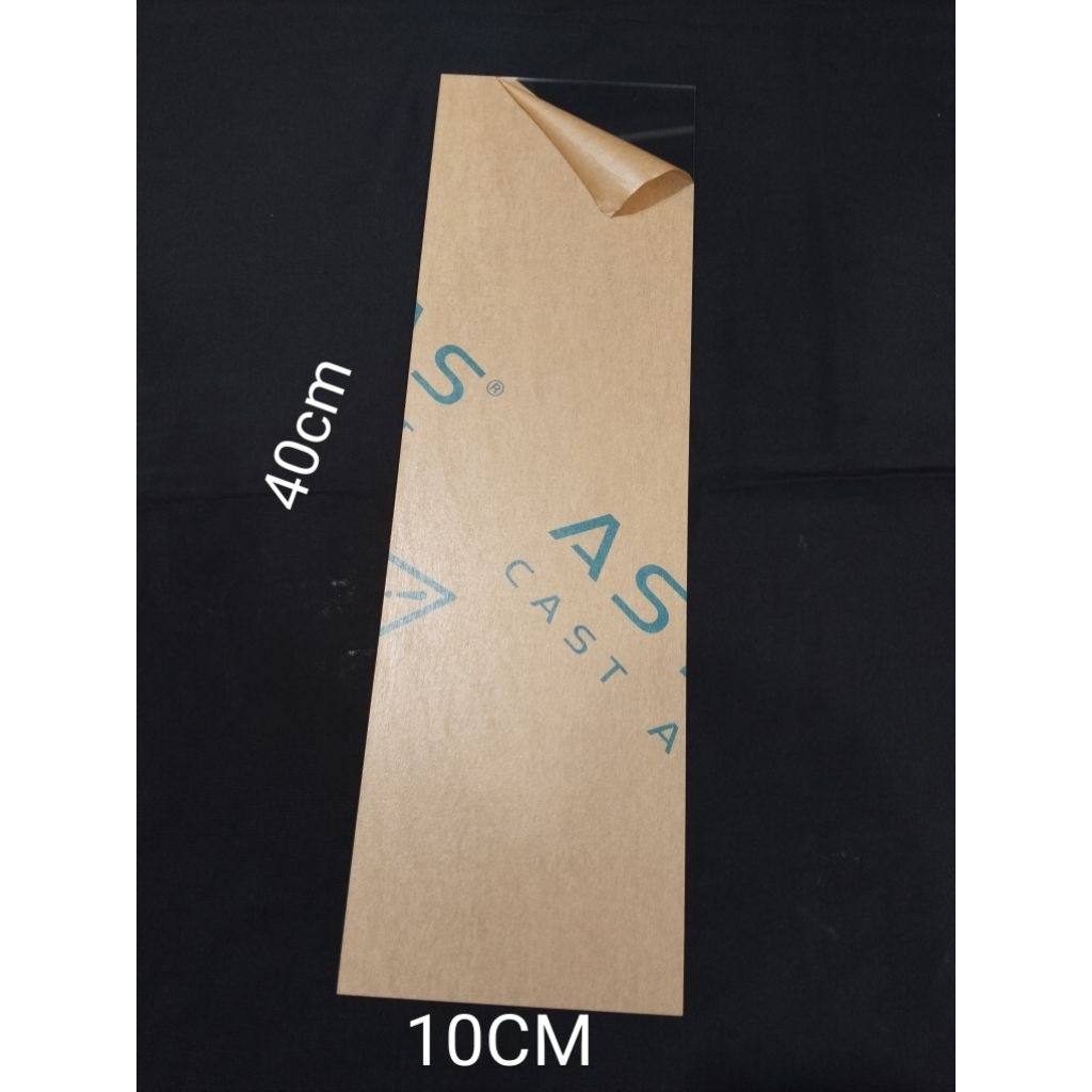 Lembaran Akrilik Bening Tebal 2mm 10x40cm
