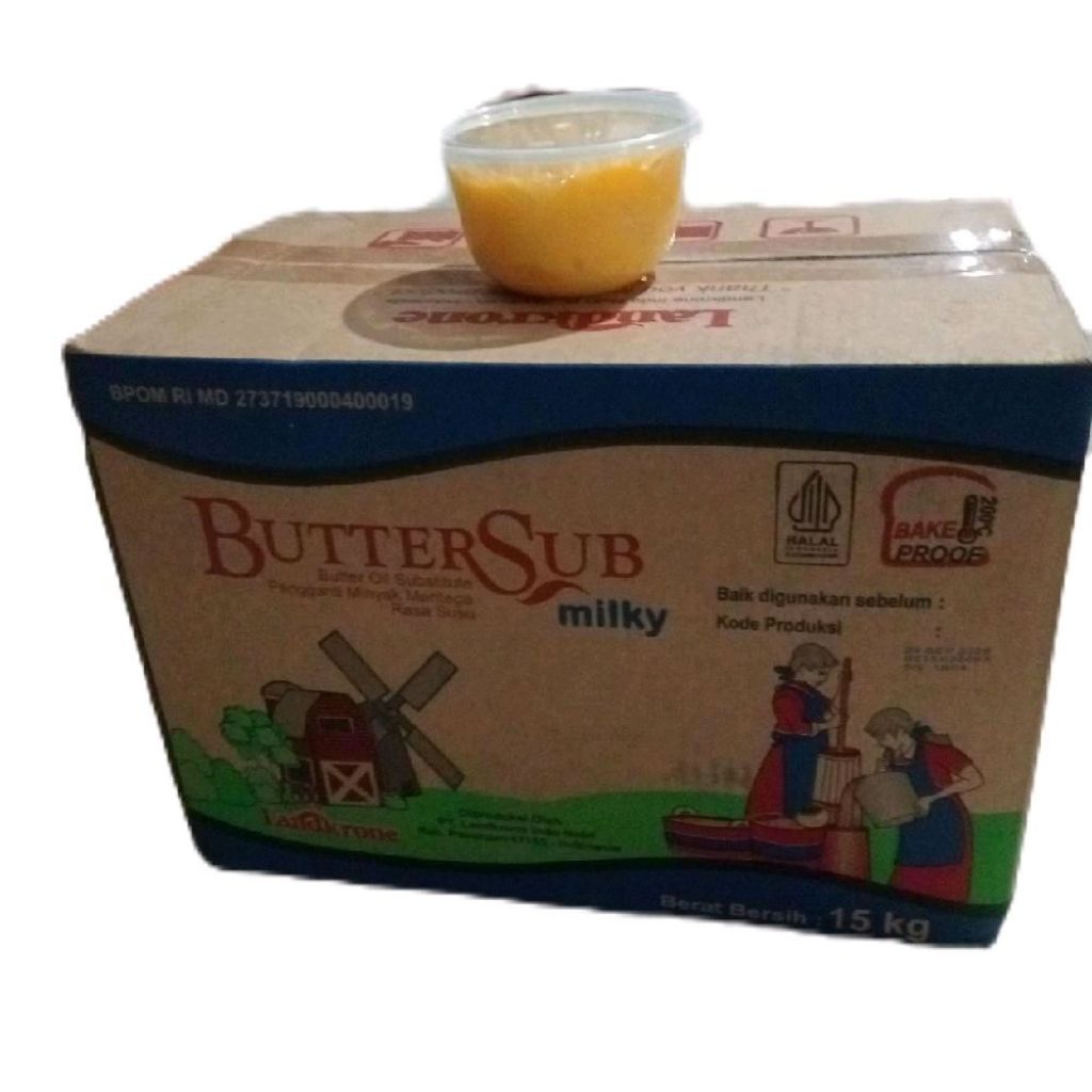 Butter Sub Milky Butter Oil Substitute ROOMBUTTER Pengganti Minyak Mentega Rasa Susu Reapack 250 gra