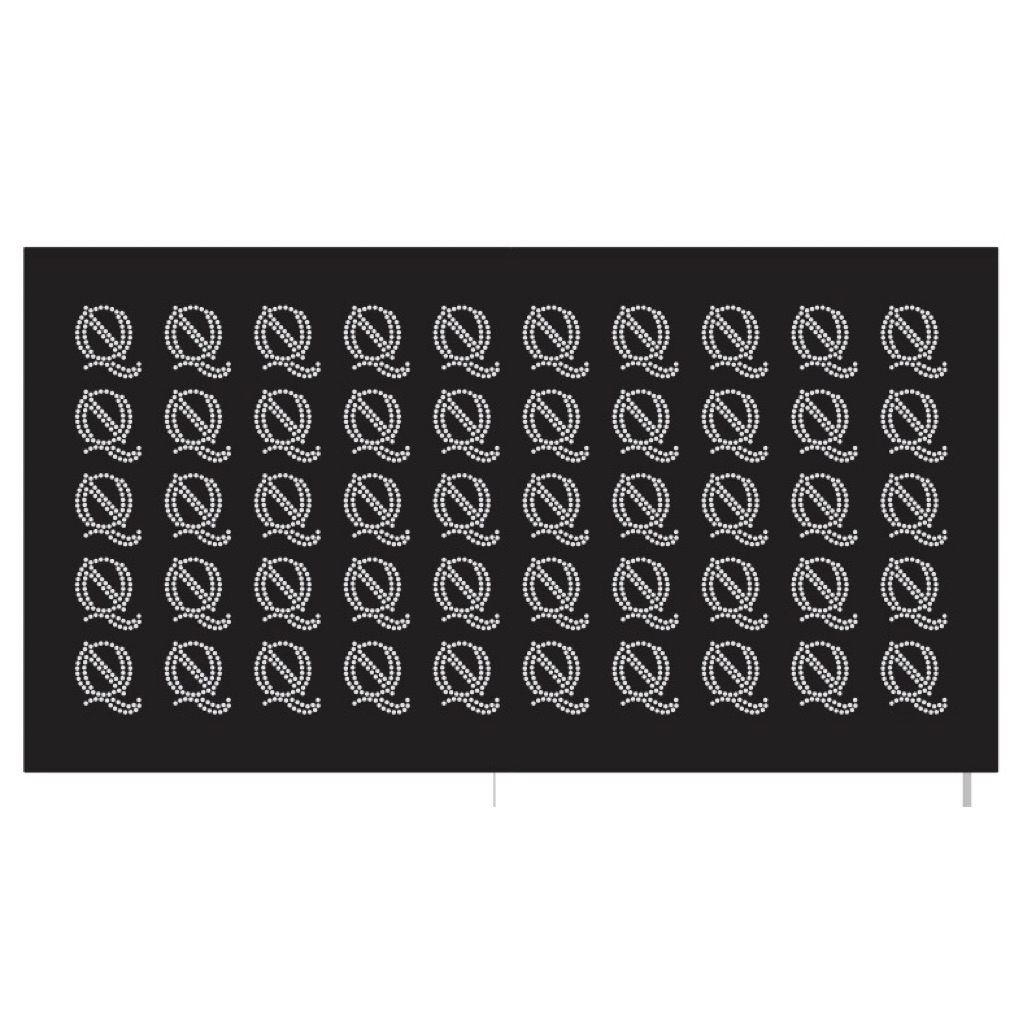 custom payet pres mote gosok swarovski