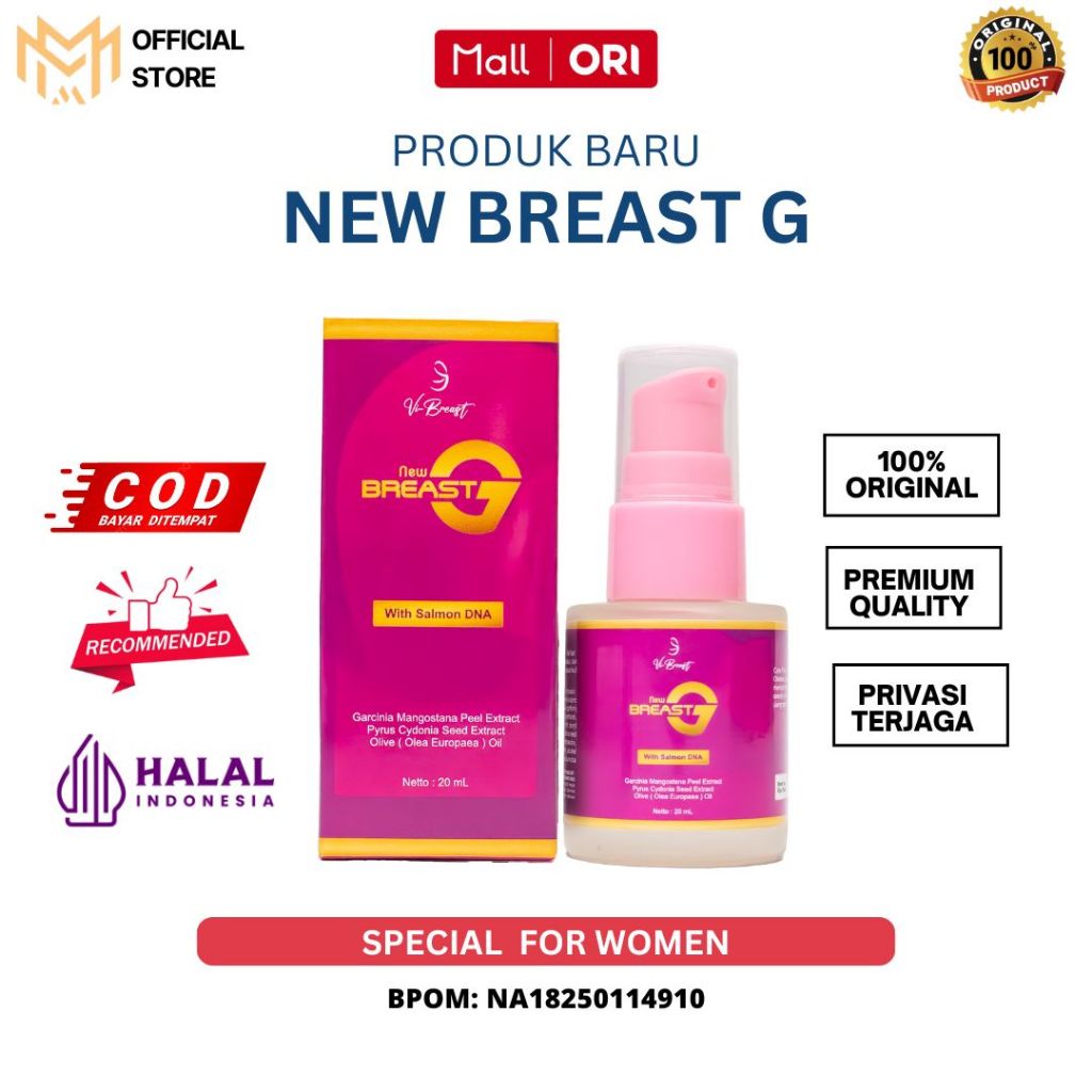 BREAST G Breast Serum Perawatan Payudara Mengencangkan Payudara Permanen BPOM