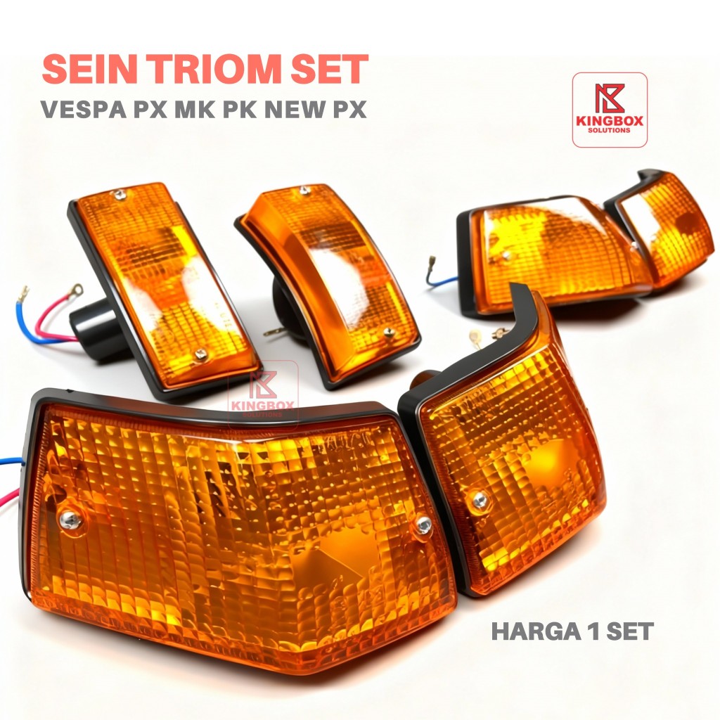 Sein Set Vespa New PX MK PK Triom Original Embos Triom