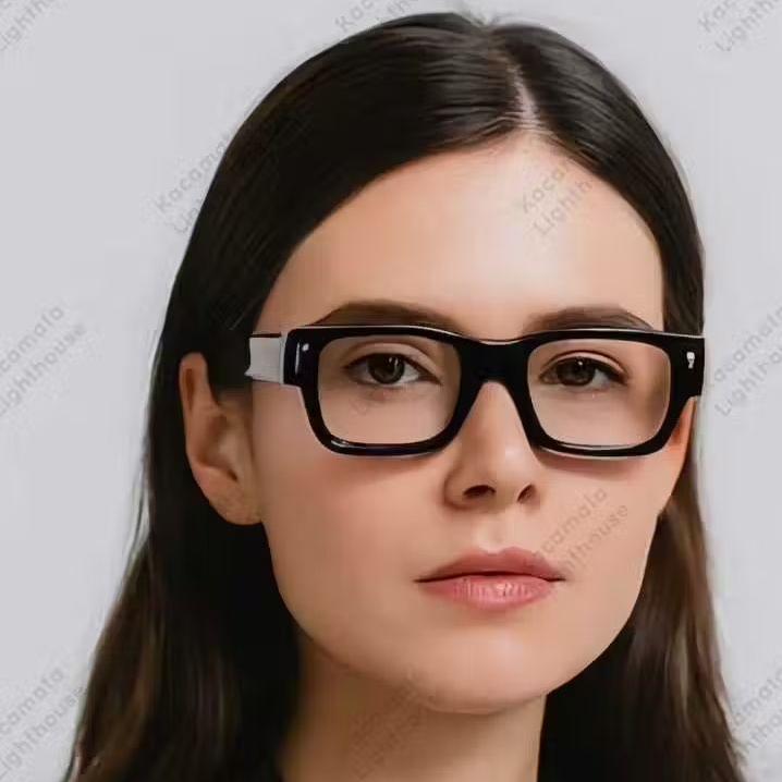 Frame Kacamata Pria Wanita Minus Baca Kotak Tebal LHboxy anti radiasi