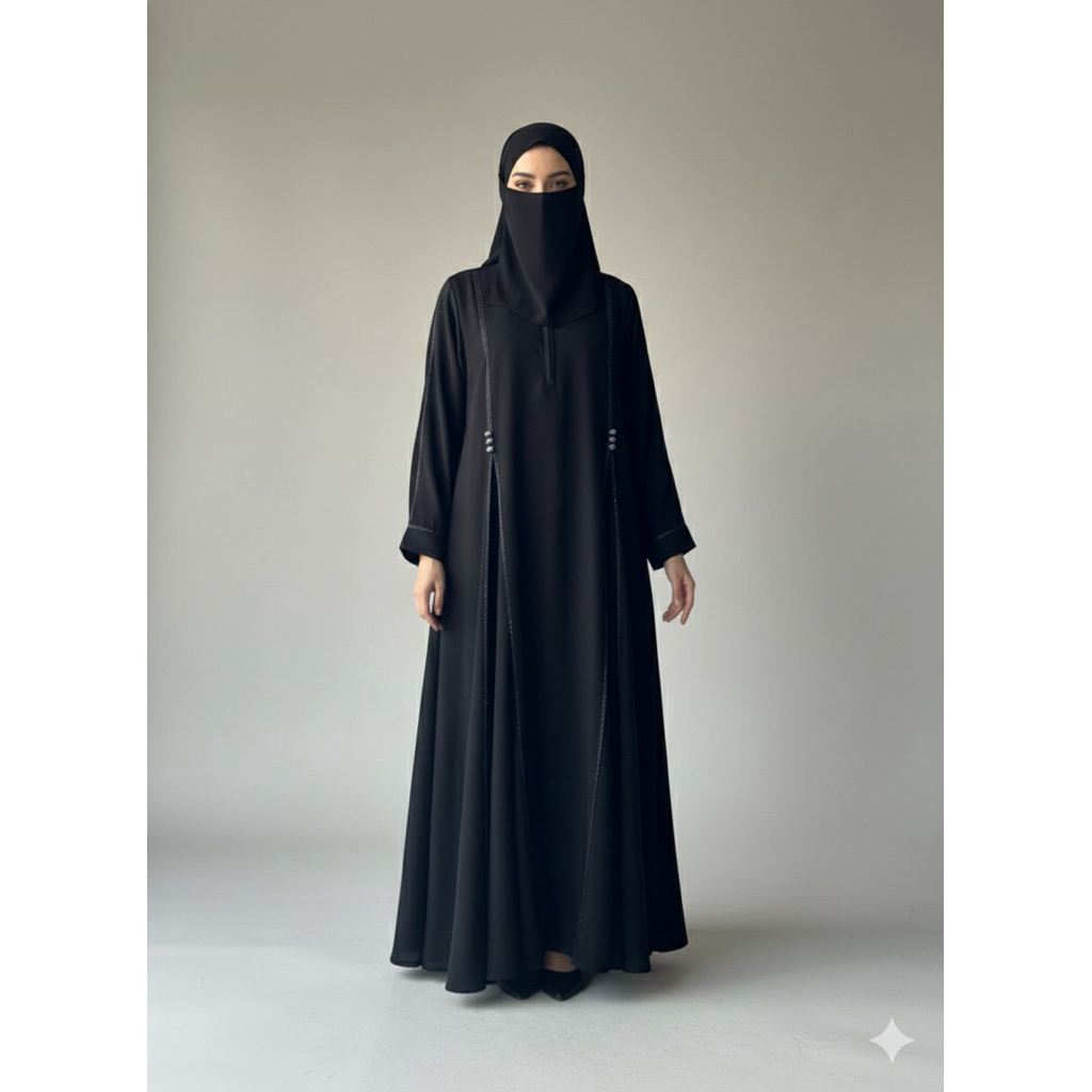 Abaya Jehana fursan saudi abaya hitam fursan saudi