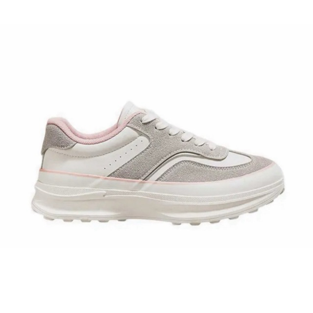 SEPATU WANITA AIRWALK DAISY WHITE GREY PINK SIZE 37 38 39 40 SNEAKERS CASUAL BNIB RESMI MURAH PROMO 