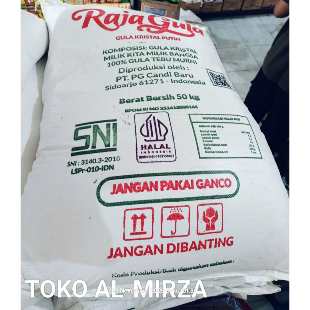 gula raja gula 50kg