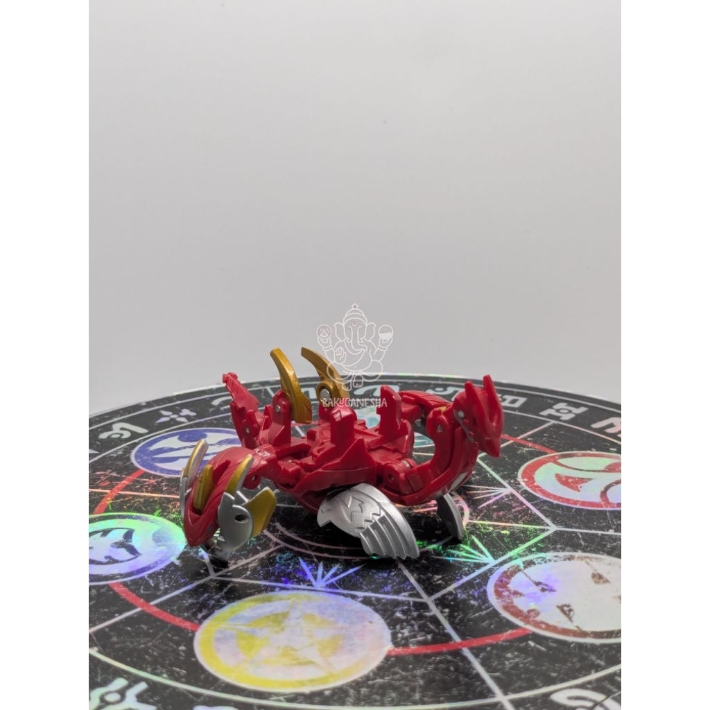 Bakugan Bakutech Saint Aquos Red Edition Rare