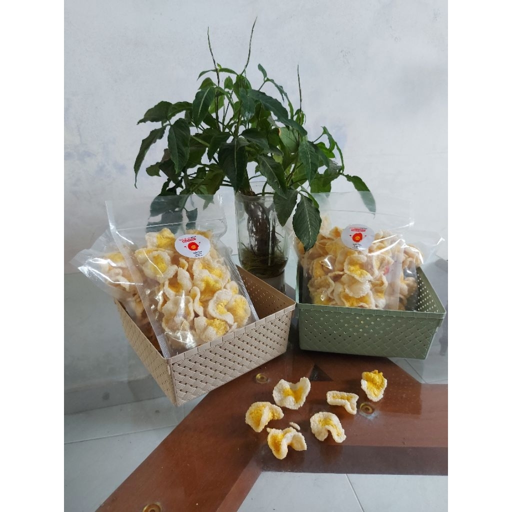 KERUPUK TELUR ASIN MATANG GURIH & NIKMAT