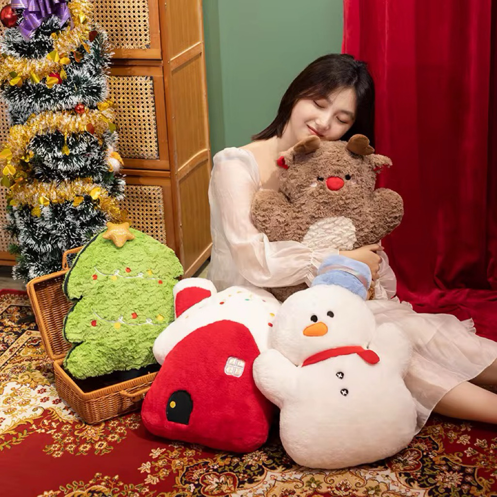 Boneka kado natal pohon natal rusa natal christmas gift boneka untuk natal dan aksesoris natal chrit