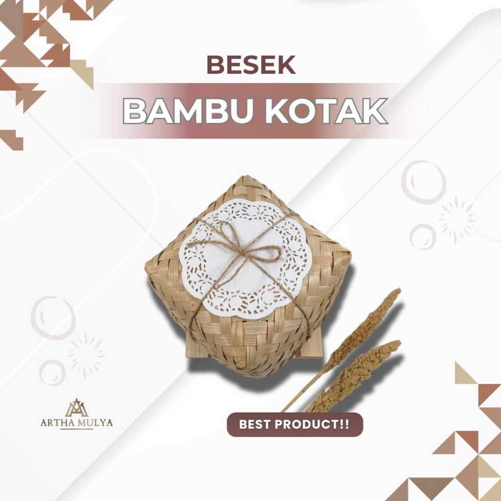 Besek Bambu Anyam / Besek Bambu / Besek Getuk Goreng / Besek Anyam