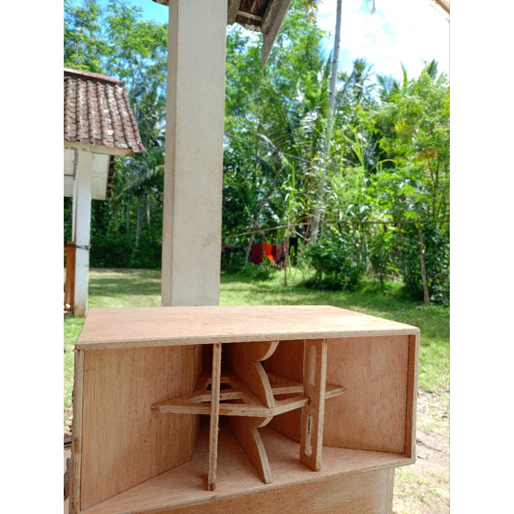 BOX SPEAKER MINIATUR CLA 4 INCH DOUBLE, BAHAN TRIPLEK 8MM