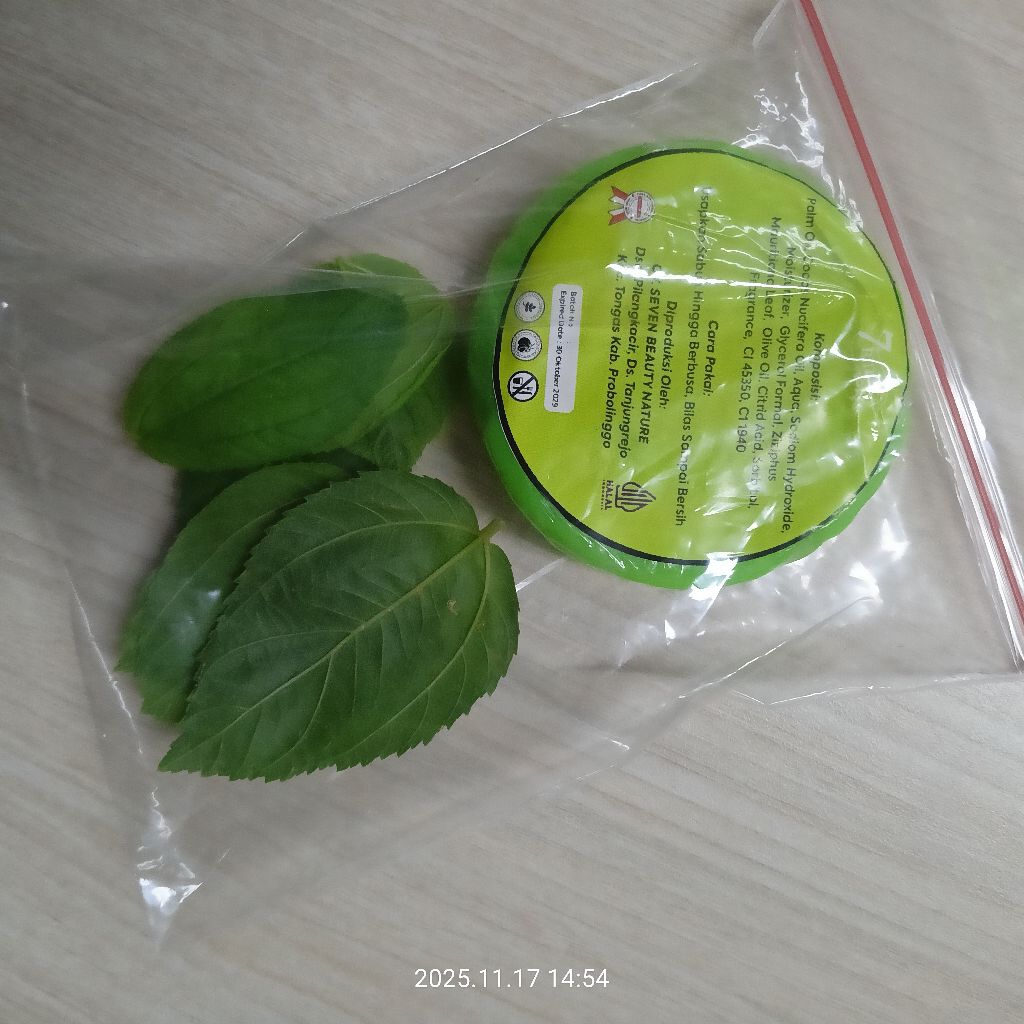 Sabun Bidara Bonus Daun Bidara dengan Lisensi BPOM Asli