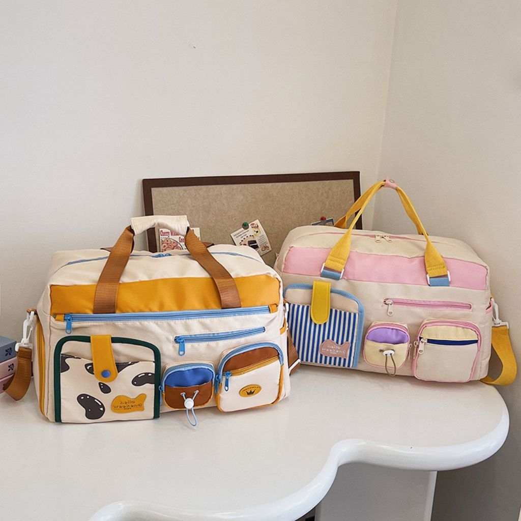 TAS TRAVELING-Tas Traveling Bag GYM Tas Bahu Wanita