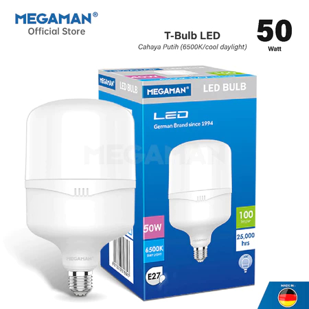 Lampu Sensor Cahaya Bohlam LED MEGAMAN / Lampu LED