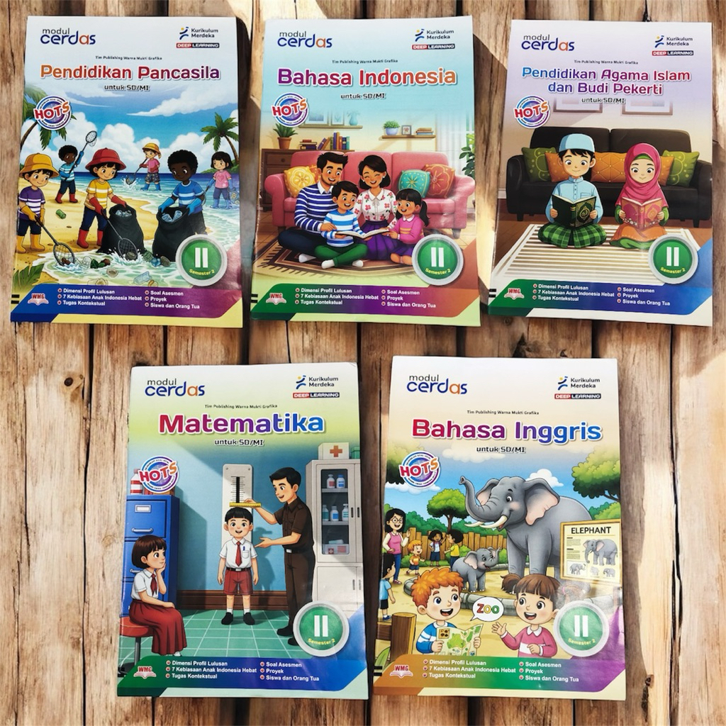 BUKU LKS SD/MI MODUL CERDAS SEMESTER 2 KELAS 2