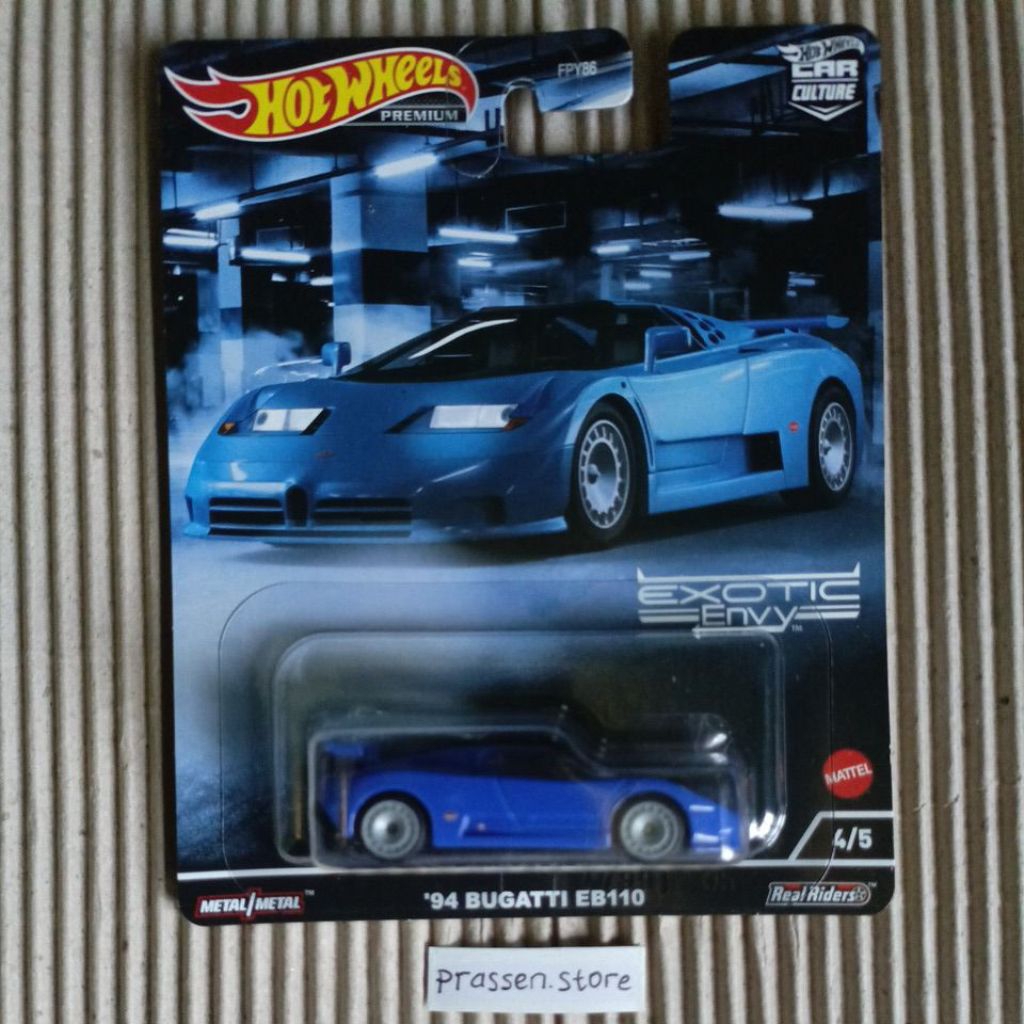 Hot Wheels '94 Bugatti EB110 - Premium Car Culture Exotic Envy