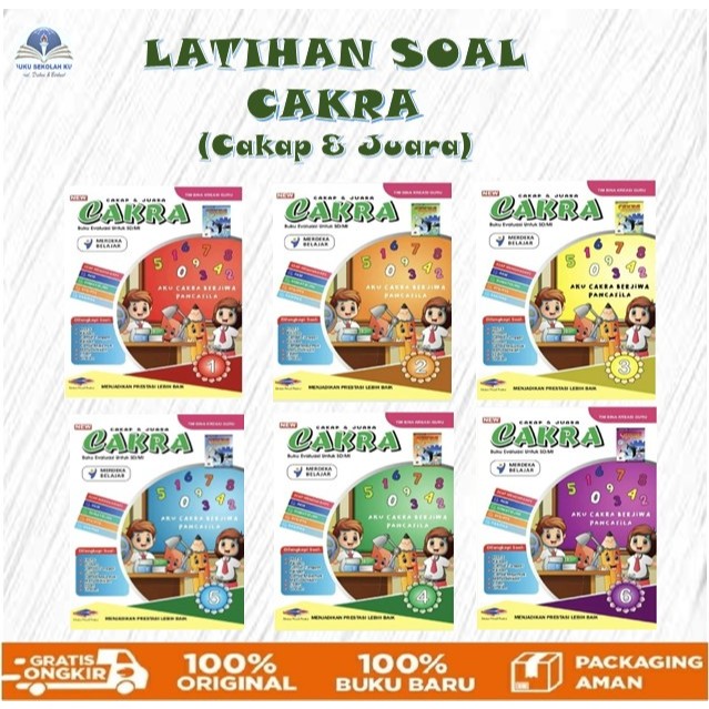 Buku Latihan Soal Kurikulum Merdeka SD / MI CAKRA (Cakap & Juara) Penerbit Edutama Mulia (Gratis Kun
