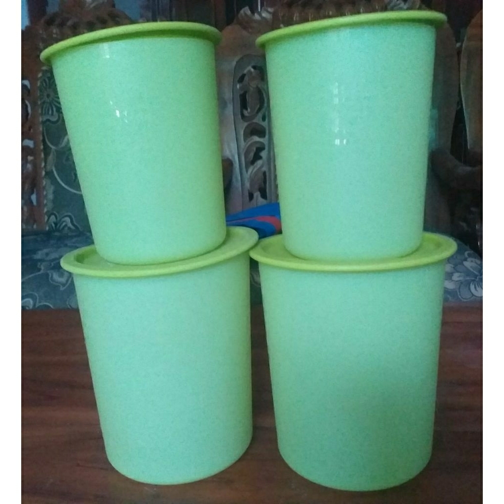 pl set toples tupperware hijau