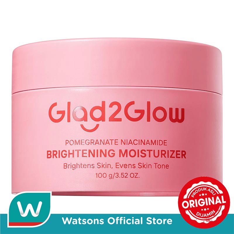 Glad2Glow Pomegranate Niacinamide Brightening Moisturizer 100g