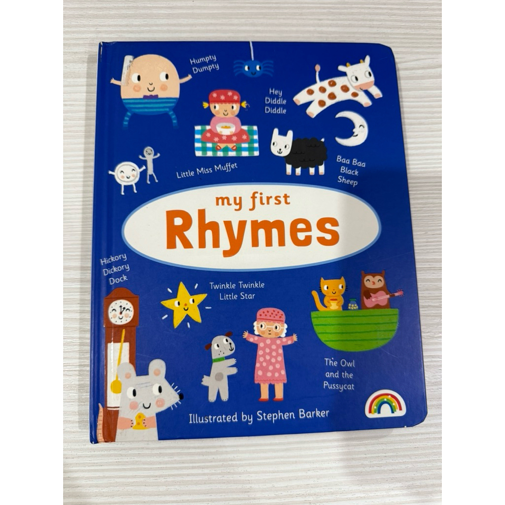 PRELOVED children board book my first rhymes | buku anak