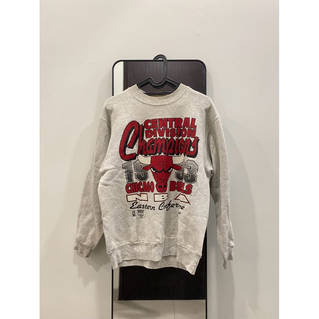 Crewneck Vintage 90s Chicago Bulls Central Division