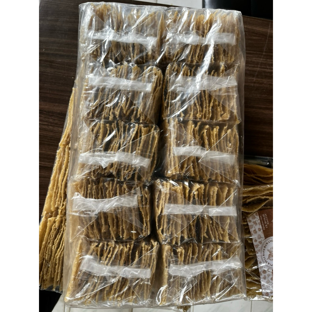 Kerupuk Gendar Benang Raja Premium 1 Bal kemasan 250gram
