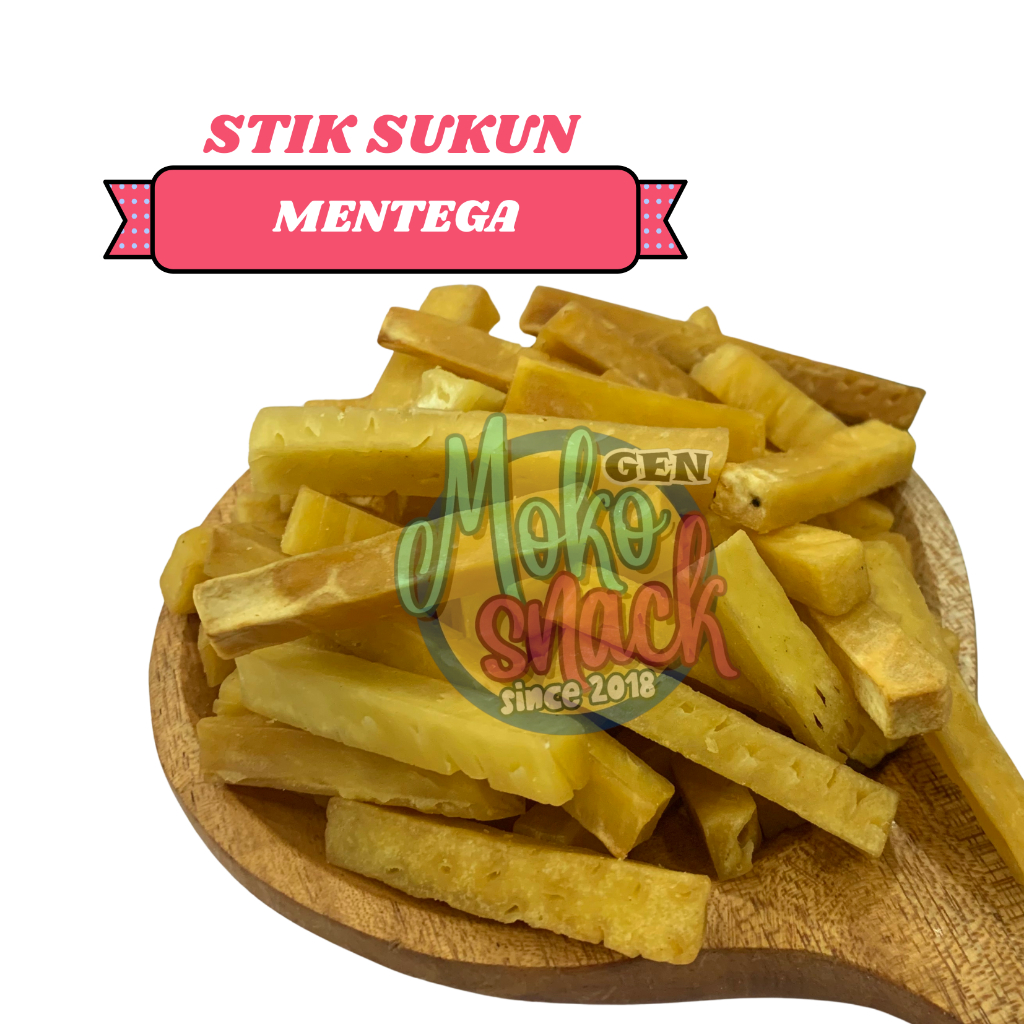 Snack Kiloan Stik Sukun Mentega 250 gr
