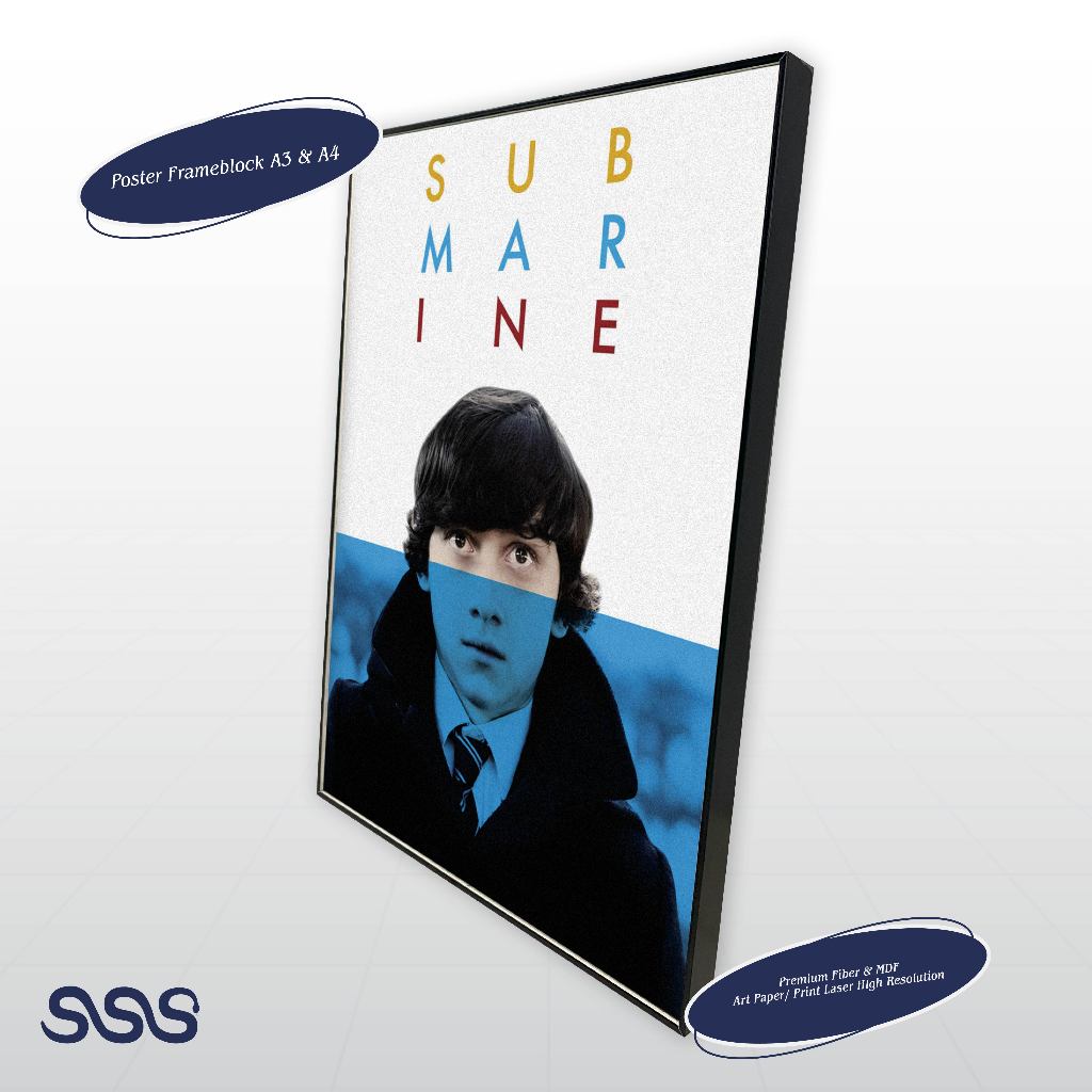 POSTER SUBMARINE / MOVIE POSTER / POSTER FRAMEBLOCK 595